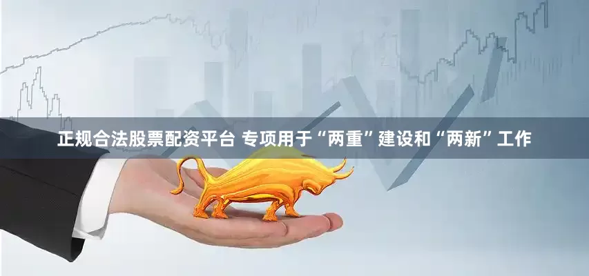 正规合法股票配资平台 专项用于“两重”建设和“两新”工作